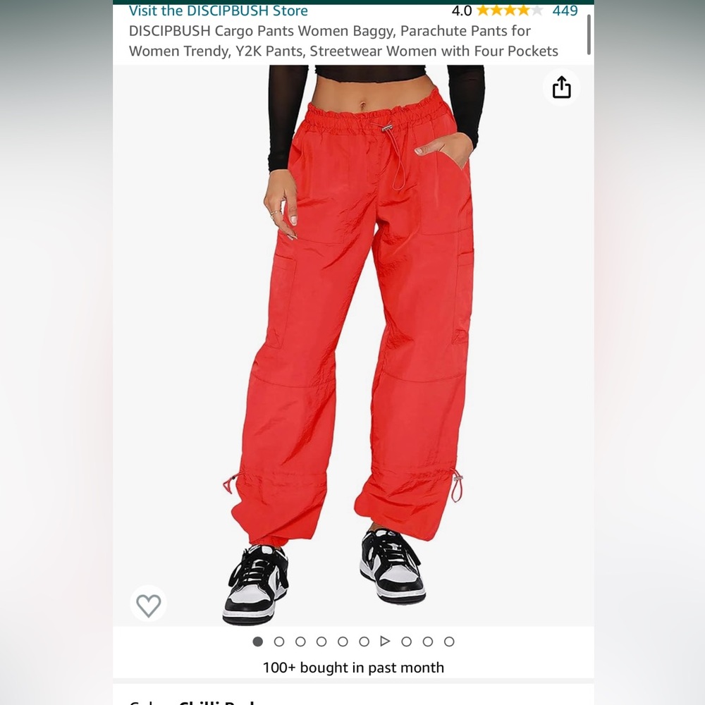 Amazon parachute pants